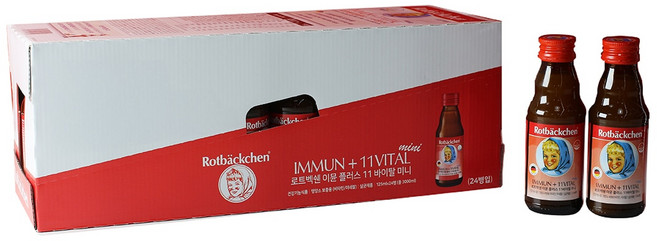 로트벡쉔 11비타민 플러스 미니, 125ml, 24개