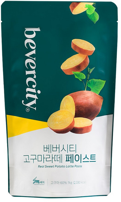 세미 고구마 라떼 페이스트, 1kg, 5개, 1개입