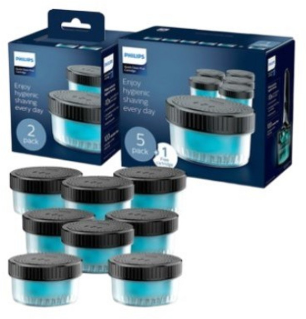필립스 면도기 무선 클렌징 팟 세척 카트리지 세정액 CC12/51 2p + CC16/51 6p 세트, 1세트, CC12/51, CC16/51