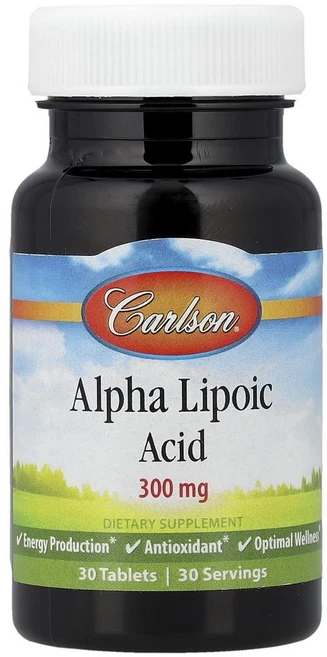 칼슨 알파 리포산 Carlson Alpha Lipoic Acid 30정, 1개 - 쿠팡