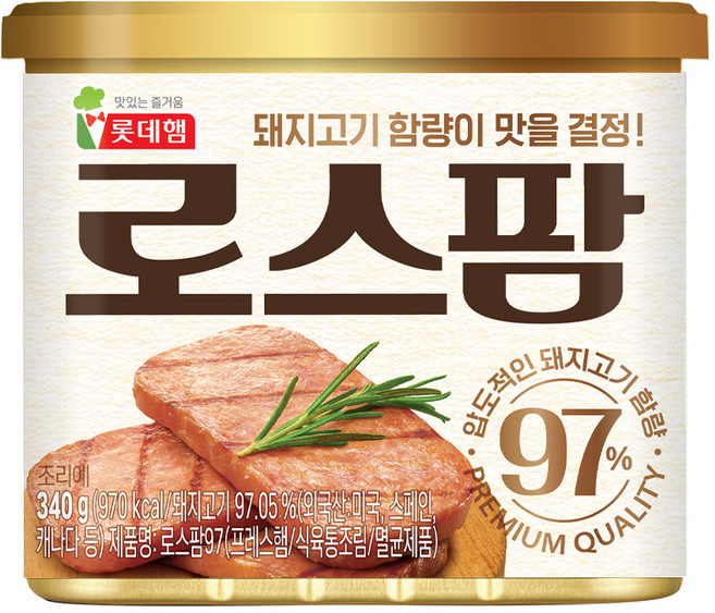 로스팜97 340g 돼지고기 함량 97% 찌개 구이 부침, 1개