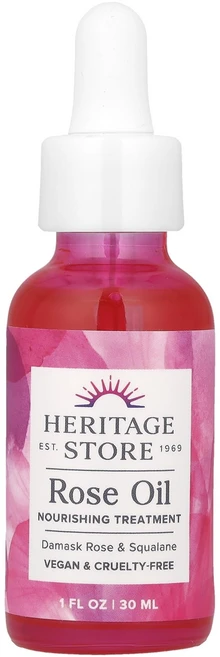 Heritage Store 장미 오일 30ml(1fl oz), HeritageStore장미오일30ml1floz, 1개, 30ml - 쿠팡