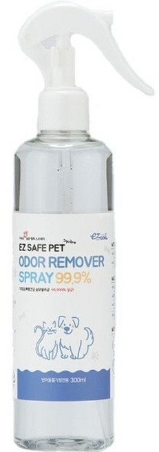 이지세이프펫 스퀘어 반려동물 탈취제 무향 300ml, 1개
