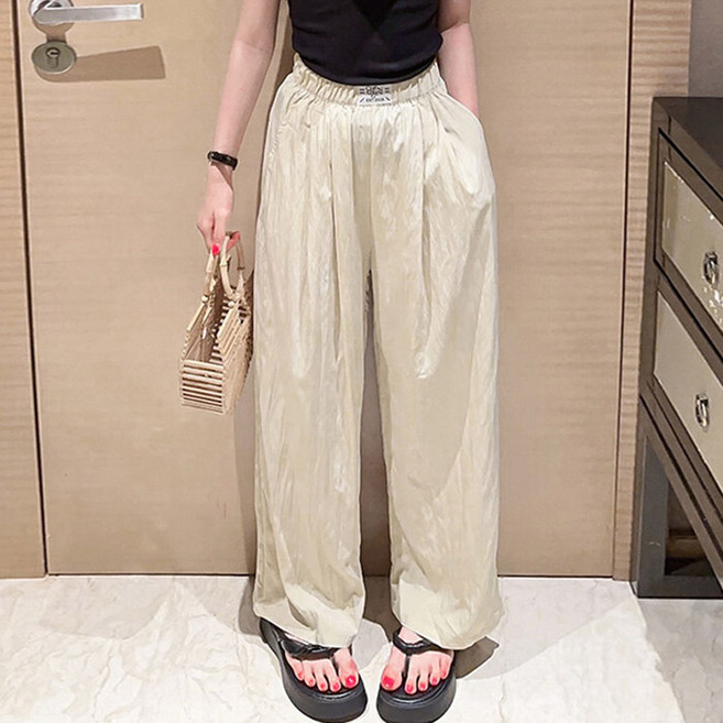 여름 주니어 아동 와이드 와샤팬츠