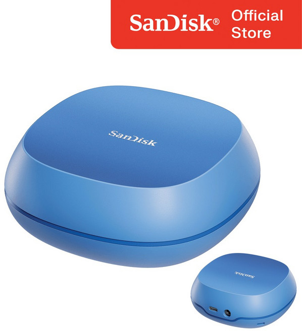 샌디스크 외장SSD 크리에이터 데스크 드라이브 SDSSDT40 대용량 고성능, 블루, 8TB