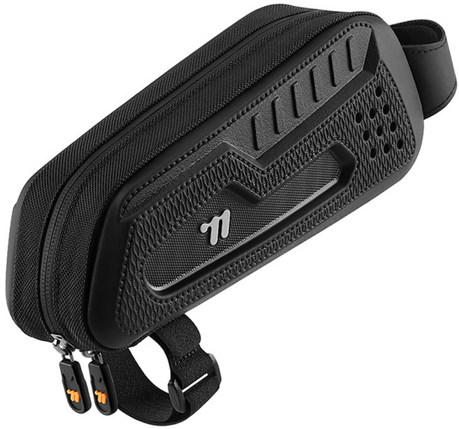 시그니처베이지 로드 자전거 탑튜브 프레임 가방 YPZ404, 블랙