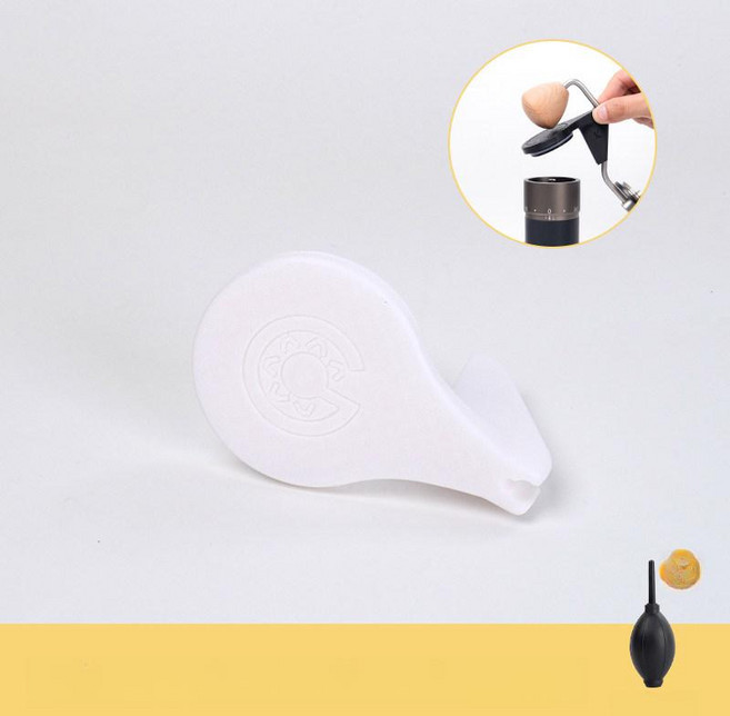 킨그라인더 K6 핸드밀 원두 그라인더 커피분쇄기, 1개, 화이트 포함