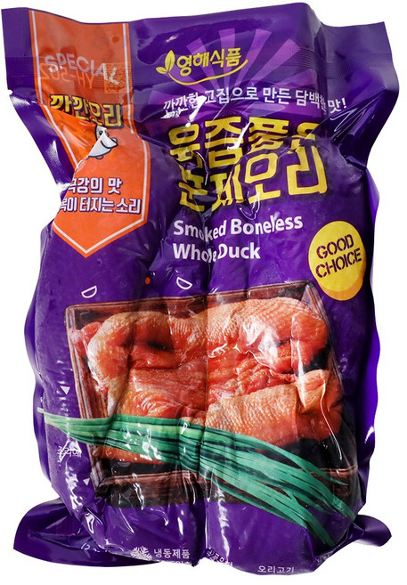 육즙품은훈제오리(완포) 800g, 2개