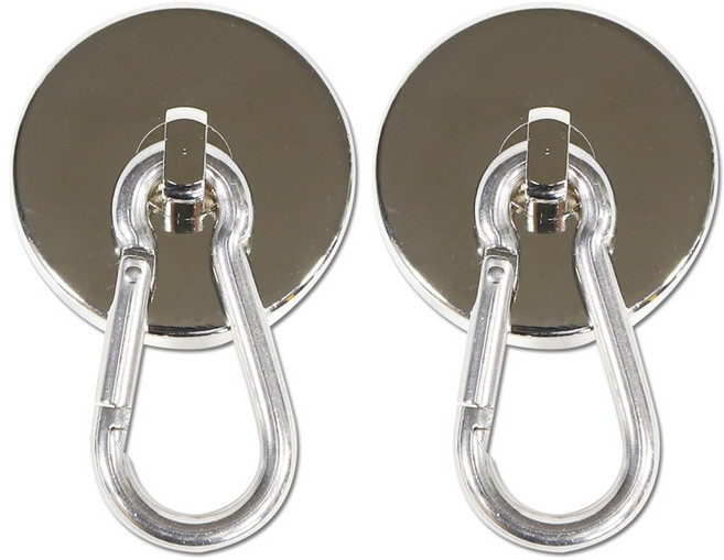 비전 카라비너 고리 자석 비너 42mm 2개