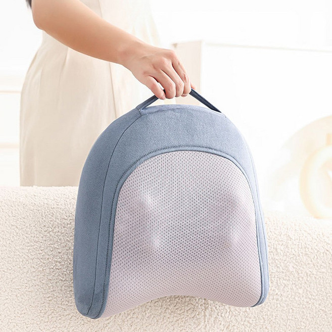 Jeernare 허리 안마기 3단 강도 2단 온도 허리 마사지기 다용도 등 종아리 어깨 목 마사지기, 블루, K8