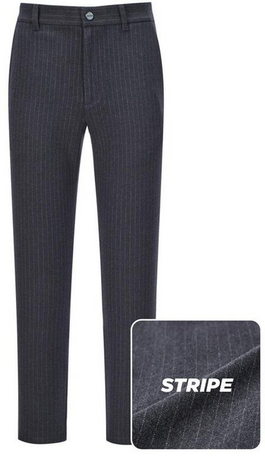 20FW [H_ESSENTIAL] 다크 스트라이프 약기모 슬림핏 팬츠 HUPA0D701G3