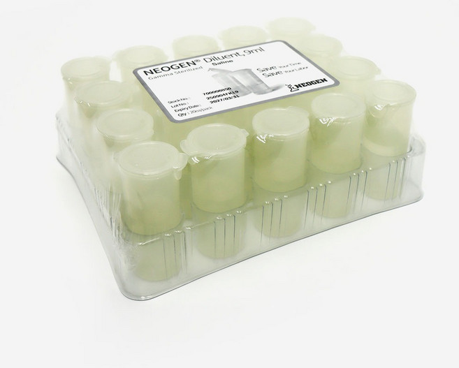 3M Neogen 멸균생리식염수 (Saline 0.85% NaCl), 400개, 9ml