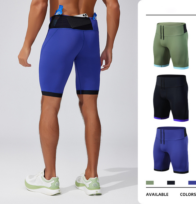 러닝 하프타이즈 마라톤 트레이닝 쫄쫄이 반바지 팬츠 레깅스 쫄바지 달리기 쇼츠