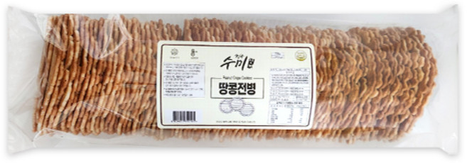 경주 수미가 땅콩전병 700g/수미전병/센베과자/센베이/전통과자/전병선물/부채전병/땅콩전병, 1개, 700g