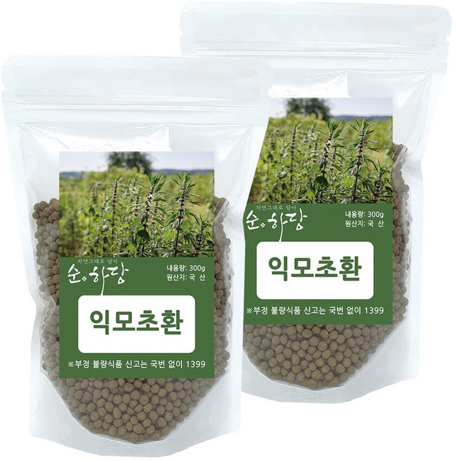 순하당 국산 익모초환 (육모초환), 300g, 2개