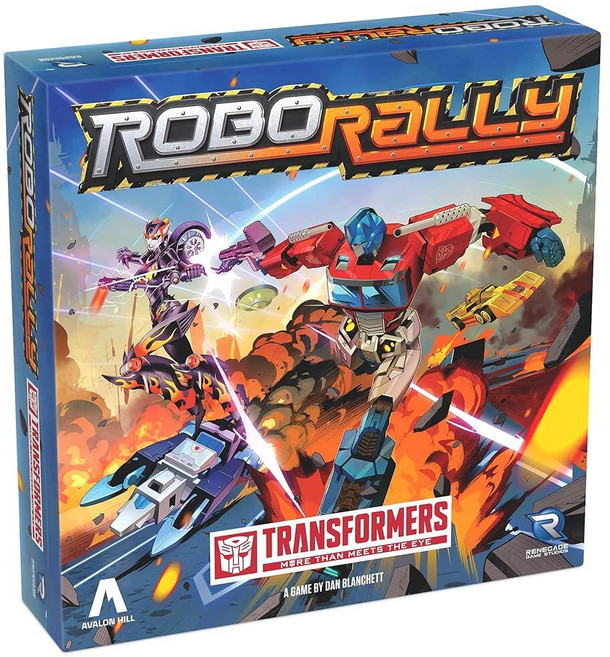 Renegade Game Studios Robo Rally 트랜스포머 레이싱 보드 게임 - 2-4명 전략적 플레이, Renegade Game Studios Robo Ral