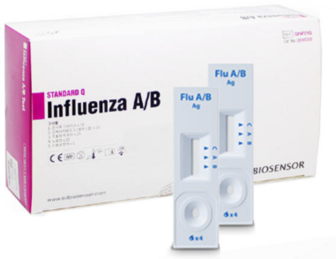 SD 바이오센서 독감 진단 검사키트 A형 B형 자가진단키트, 1개, 25개입