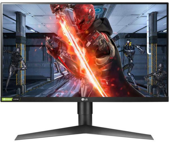 LG 27GL650FB 27인치 풀 HD 울트라기어 GSync 호환 게이밍 모니터144Hz 주사율 및 HDR 10 블랙