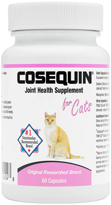 Nutramax 코세퀸 고양이 관절영양 80ct, 1개