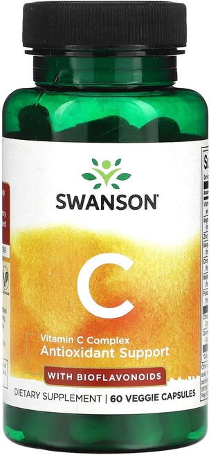 Swanson 바이오플라보노이드 함유 비타민C 복합체 베지 캡슐 60정, Swanson 바이오플라보노이드 ..., 1개 - 쿠팡