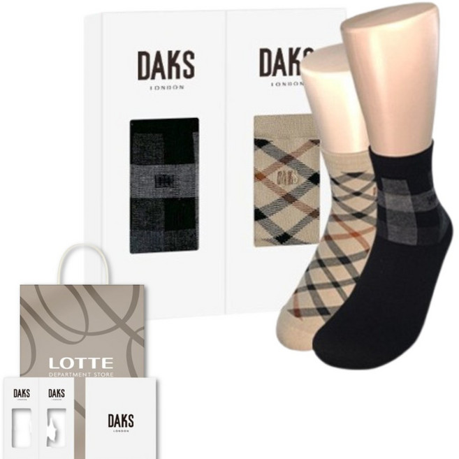 백화점정품 닥스 남여혼합 프리미엄 2족 양말선물세트