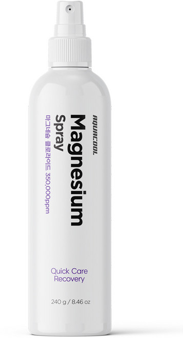 아쿠아쿨 마그네슘 스프레이 240g / 대용량 쿨+핫 뿌리는 신속케어 350000ppm, 1개, 1개입