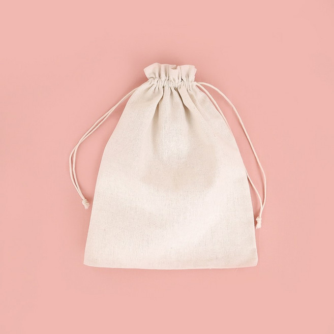 털실나라 다용도 광목 이너백 파우치 주머니, 05 프릴형 20x25cm, 1개