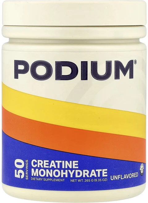 새해 건강을 선물하세요 Podium Nutrition 크레아틴 일수화물 무맛 265g(9.35oz) 특별관리진행, PodiumNutrition크레아틴일수화물무맛265g9, 265g, 1 - 쿠팡