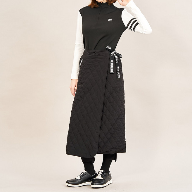 그레힙 여성 골프 패딩 스커트 방한 랩 누빔 퀼팅 치마 겨울 등산 캠핑 무릎 담요