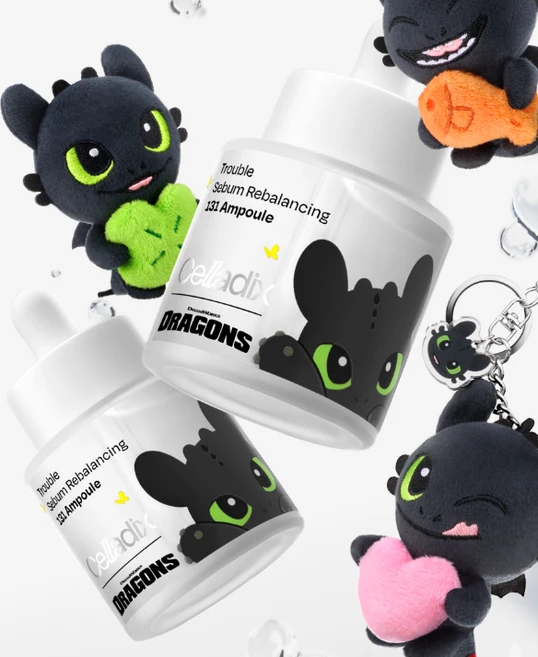 [드래곤길들이기 콜라보] 셀라딕스 세범 리밸런싱 RX 131 앰플 + 랜덤 키링 1종 증정, 1개, 30ml - 쿠팡