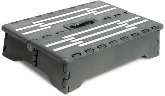 어르신 자동차 탑승 접이식 보조계단 받침대 발받침, 1개