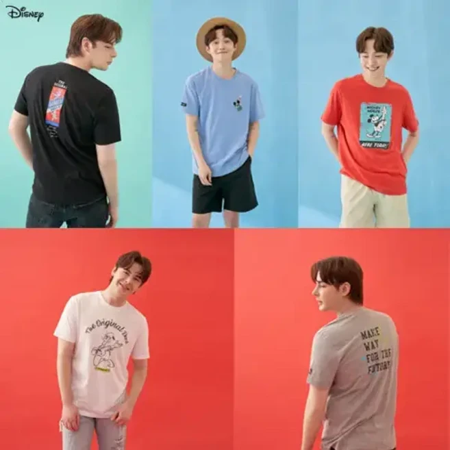 [디즈니골프] 썸머 아트웍 티셔츠 남성5종