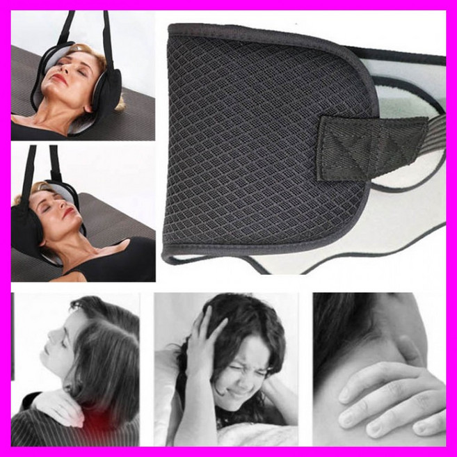 근육이완 넥해먹 목해먹 넥 어깨 해먹 목 넥해먹 목스트레칭 목당기미, LD-659 넥해먹, 블랙, 1