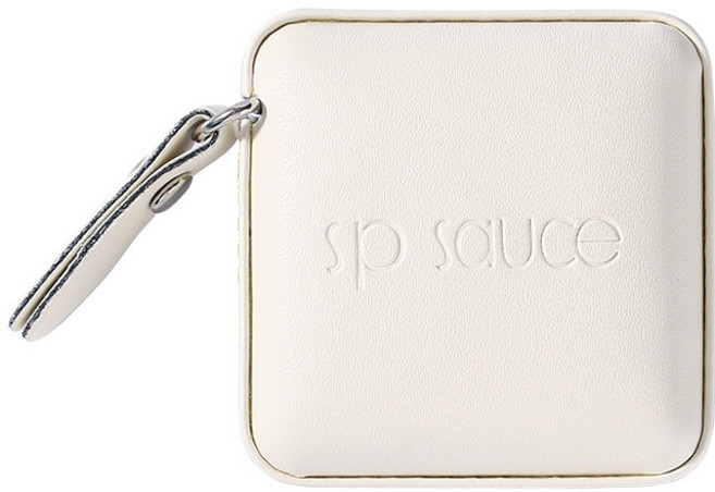 SP Sauce 皮革軟皮尺 迷你皮革捲尺 自動回捲設計, 1個, 方形米