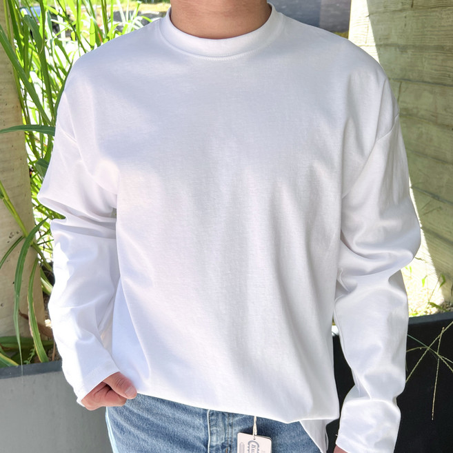 아트라이브 면티 긴팔 티셔츠 레이어드 무지 오버핏