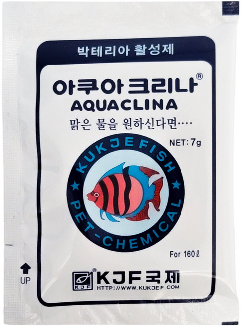 수족관용품물멍몰 아쿠아크리나 7g 국제 정수제, 1개