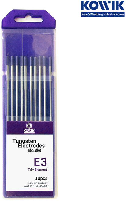 코윅 텅스텐봉 텅스텐 WT20 토륨 란탄 순 지르코늄 세륨 알곤 티그 용접봉 1통 10개입, 선택5. E3(희토류 혼합) 3.2, 1개