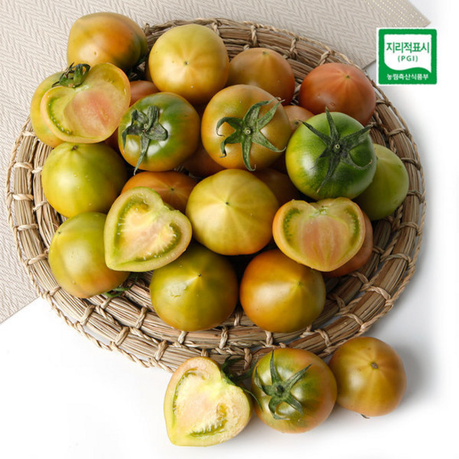 [초특가할인]산지직송 대저토마토 짭짤이토마토 특품/못난이 로얄과 랜덤과 1kg-2.5kg, 대저토마토_M 1kg, 1개, 대저토마토_M 1kg