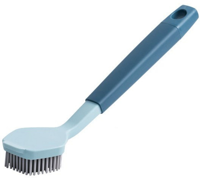 다용도 주방 파스텔 실리콘 브러쉬, 블루, 1개