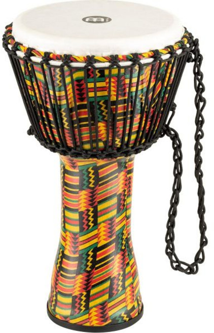 마인엘 퍼커션 시리즈 여행용 젬베 핸드 드럼 서클 악기 합성 쉘 및 헤드 - 중국산 아프리카 말리 위브 로프 튜닝 2년 보증(PADJ8-M-F), Medium, Simbra, 1개