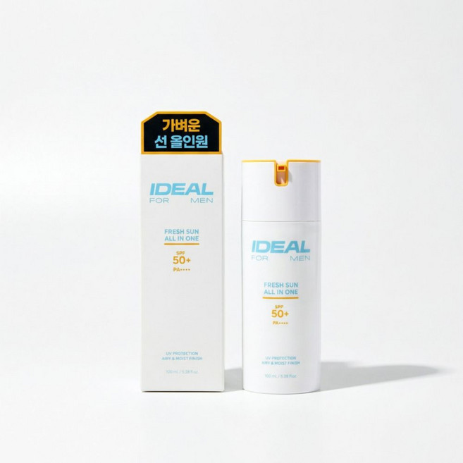 New 아이디얼포맨 프레시 선 올인원 [정품배송] IDEAL FOR MEN, 2개, 100ml