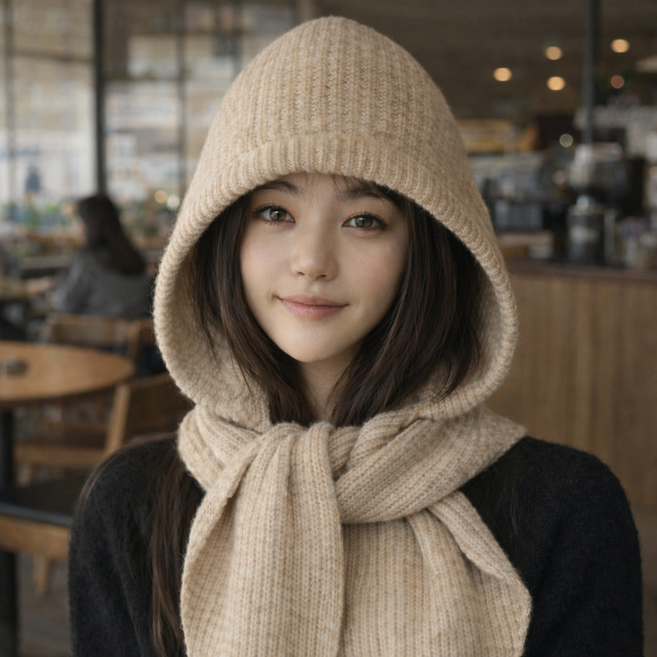 더웜 바라클라바 + 목도리 일체형 넥워머