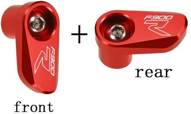 오토바이 알루미늄 전면 후면 휠 센서 가드 보호, 1개, 3. Red 2