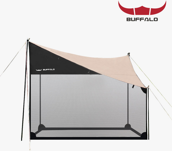 버팔로 타프스크린 캠핑 망사 텐트 모기해충방지 유레카스크린, 유레카스크린_베이지, 유레카스크린_베이지