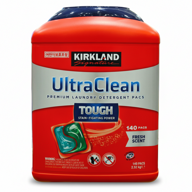 커클랜드 울트라 클린 캡슐세제 140개입, 1개