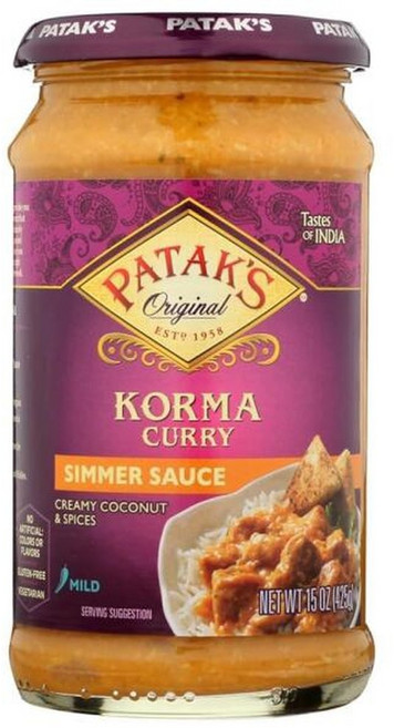 파탁스 코마 카레 요리 소스 마일드 15온스, 425g