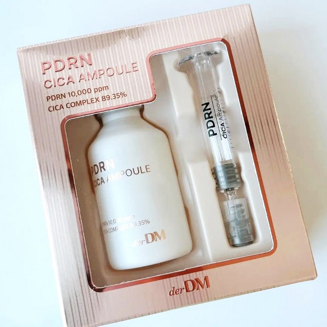 derDM PDRN CICA 安瓶 10 000 ppm Complex 89.35%, 1個, 三文魚童顏精華液35ml-現, 35ml