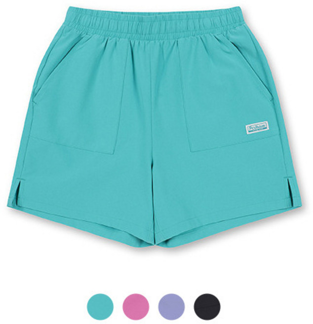 폴햄키즈 폴햄키즈 시그니처 여아 우븐 썸머 3부 숏츠_PKE2PT2791