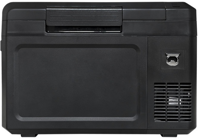 카투어 KP 휴대용 캠핑 차량용 냉장고 이동식 냉동고 25리터 12V 24V 220V, 블랙