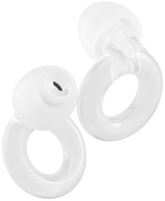 LOOP 룹 인게이지2 이어플러그 - 16dB 클리어, 모노링[무광블랙]투과원케이스+컬러케이스